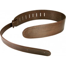 Genuine sea snake leather guitar strap NTSN61 Brown