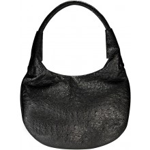 Genuine ostrich leather bag OSBAG002 Black