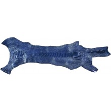 Genuine ostrich leg skin OSSKIN002 Midnight Blue