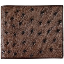 Genuine ostrich leather exclusive wallet OSSW516E Brown