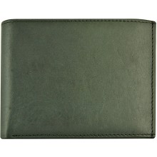 Genuine cow leather wallet P40 Black