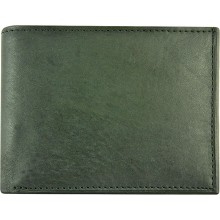 Genuine cow leather wallet P4 Black