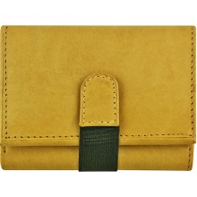 Genuine cow leather wallet P9 Beige