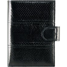 Genuine snake leather wallet PANW50SSN Black