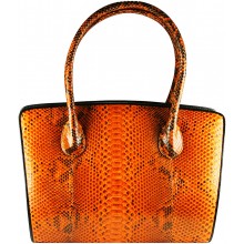 Genuine python snake leather bag PBG8164PT Orange