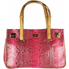 Genuine python sanke leather bag PBG8215PT Pink