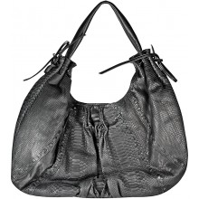 Genuine python snake leather bag PBG871PT Matte Black