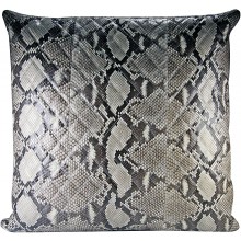 Genuine python snake leather pillow case PILLOW01PT Natural