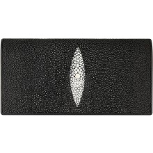 Genuine stingray leather wallet PK274 Black