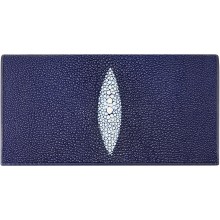 Genuine stingray leather wallet PK274 Blue