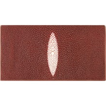Genuine stingray leather wallet PK274 Burgundy