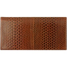 Genuine snake leather wallet PPSN011 Tan