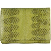 Genuine snake leather wallet PSN95 Yellow