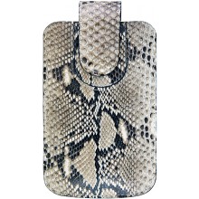 Genuine python leather case PTMOB-01XL Natural
