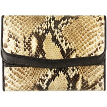 Genuine python leather wallet PTW20TH Natural