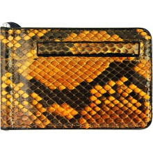 Genuine python leather money clip PYTMCLIP09 Tan