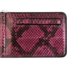 Genuine python leather money clip PYTMCLIP09 Violet