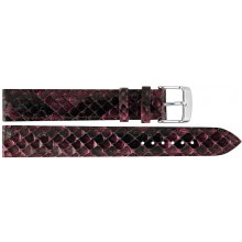 Genuine python snake leather watch band PYWB01 Violet