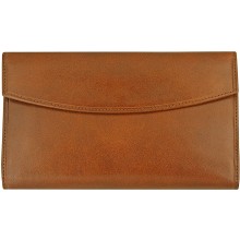 Genuine cow leather wallet R6505RM Brown