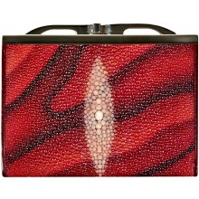 Genuine stingray leather wallet R872S E