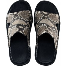 Genuine python snake leather sandals SANDAL02PT Natural