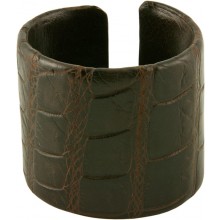 Genuine crocodile leather bracelet SCR-BR50 Maroon