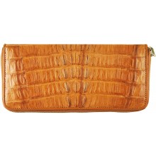 Genuine alligator leather wallet SEALW001TL Tan