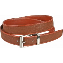 Genuine shark leather belt SHARK102 Cognac