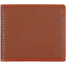 Genuine shark leather wallet SHARK2071 Cognac