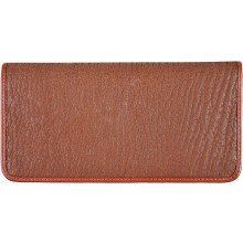 Genuine shark leather wallet SHARK2109 Cognac