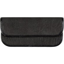 Genuine shark leather glasses case SHARK2263 Black