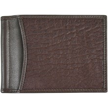 Genuine shark leather money clip SHARK2392A Brown