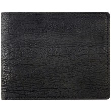 Genuine shark leather wallet SHARKW006 Black