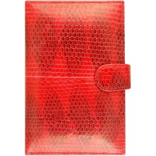 Genuine snake leather wallet SN9003 Fire Red