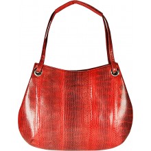 Genuine snake leather bag SNBAL03 Fire Red