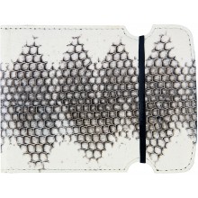 Genuine sea snake leather cash cover SNCCOV01 Bone