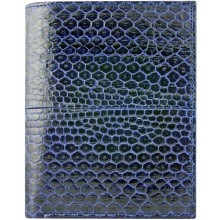 Genuine snake leather wallet SNW01HK Midnight Blue