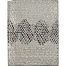 Genuine snake leather wallet SNW01HK Bone