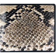 Genuine snake leather wallet SNW03C Natural
