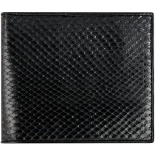 Genuine python snake leather wallet SNW04-1PT Black