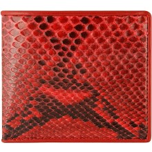 Genuine python leather wallet SNW04-1PT Red