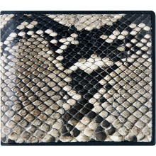 Genuine python snake leather wallet SNW04 Natural