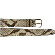 Genuine python snake leather watch band SNWB003
