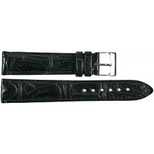 Genuine crocodile leather watch band SPMC-S01 Black