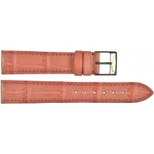 Genuine crocodile leather watch band SPMC-S01 Pink