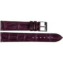 Genuine crocodile leather watch band SPMC-S01 Viola