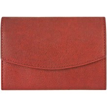 Genuine sheep leather wallet SPWA3622R Burgundy