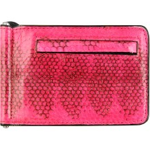 Genuine snake leather money clip SSNMCLIP09 Pink