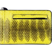 Genuine snake leather money clip SSNMCLIP09 Yellow