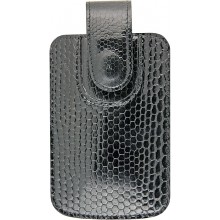 Genuine snake leather case SSNMOB-01XL Black